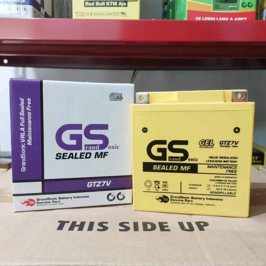 Aki Motor Nmax Old, Aerox 155 Old, Lexi 125 GS GTZ7V Aki Kering Gel Original Yamaha