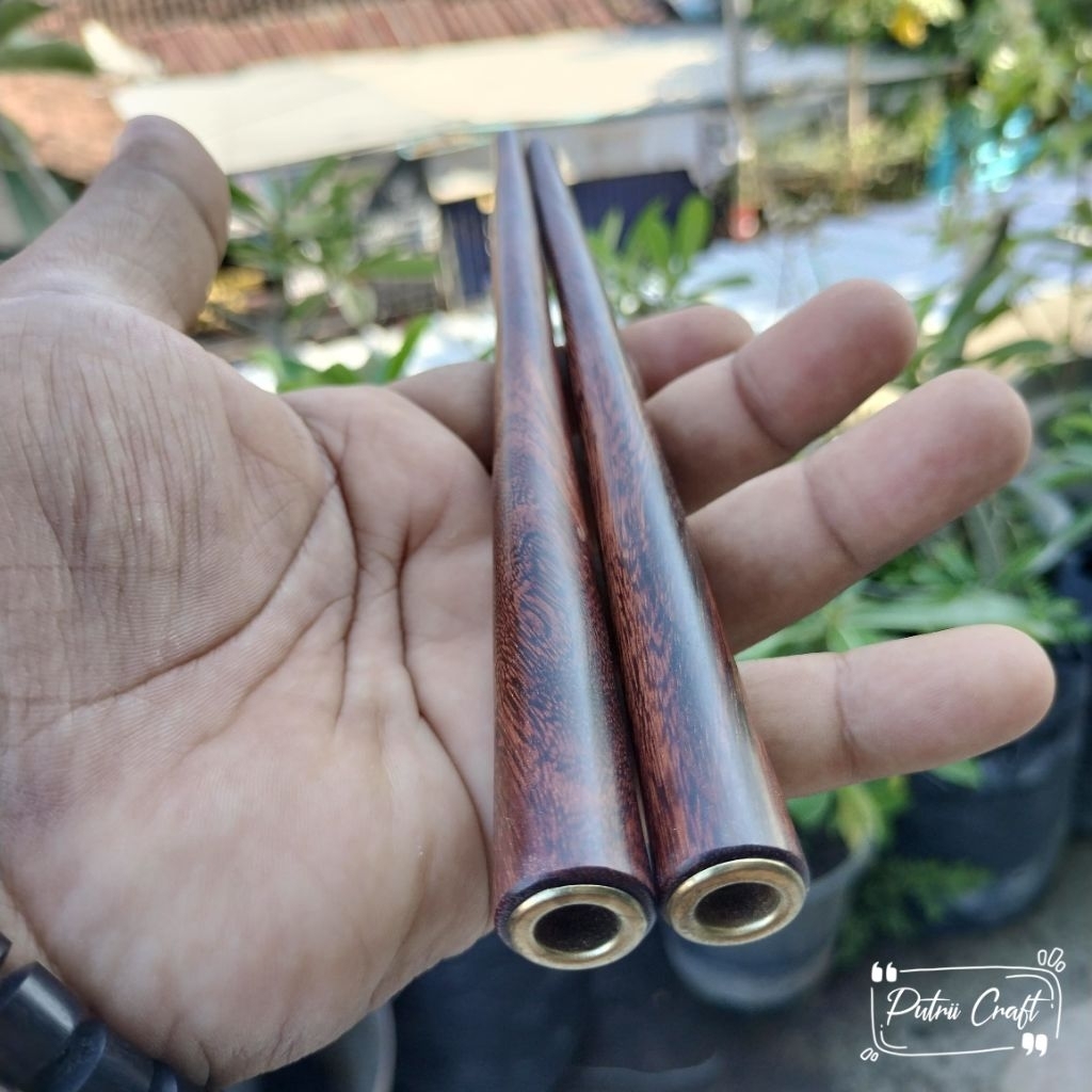 PUTRIICRAFT | Pipa once / once cangklong kayu galih asem 20cm