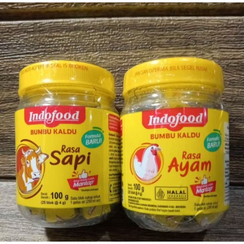 

SATUAN | Indofood Penyedap Rasa Toples 100g (25 blok x 4g)