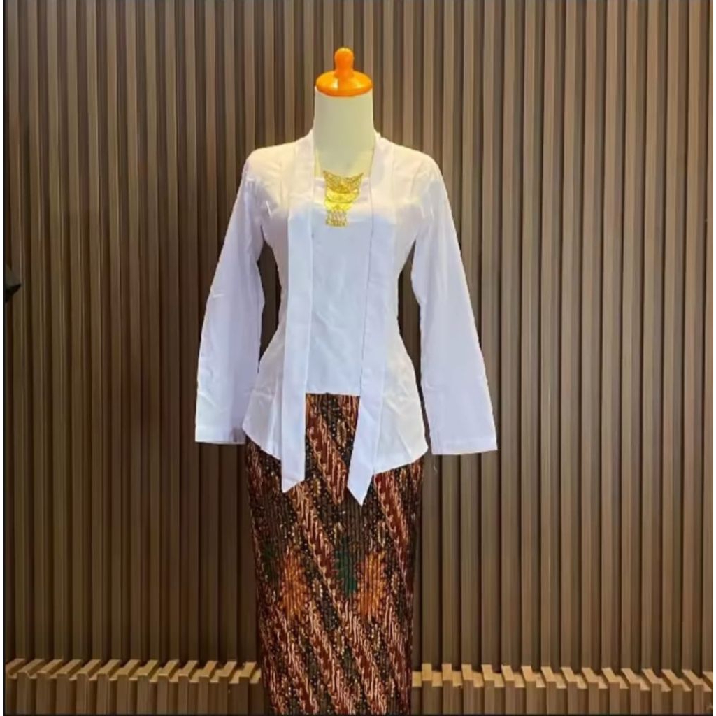kabaya kutubaru | kebaya bali polos | kebaya polos lengan panjang | kebaya kutubaru polos termurah