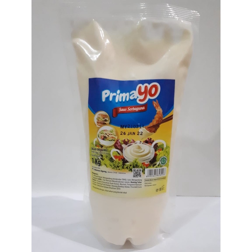

PRIMA AGUNG SAUS MAYONAISE/ SAUS MAYO/ SAUS PRIMAYO ORI/SAUS DRESSING