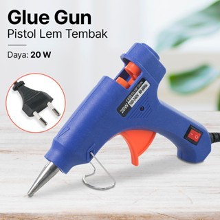 

Hot Melt Glue Gun Heating Tool Pistol Lem Tembak Panas 20W