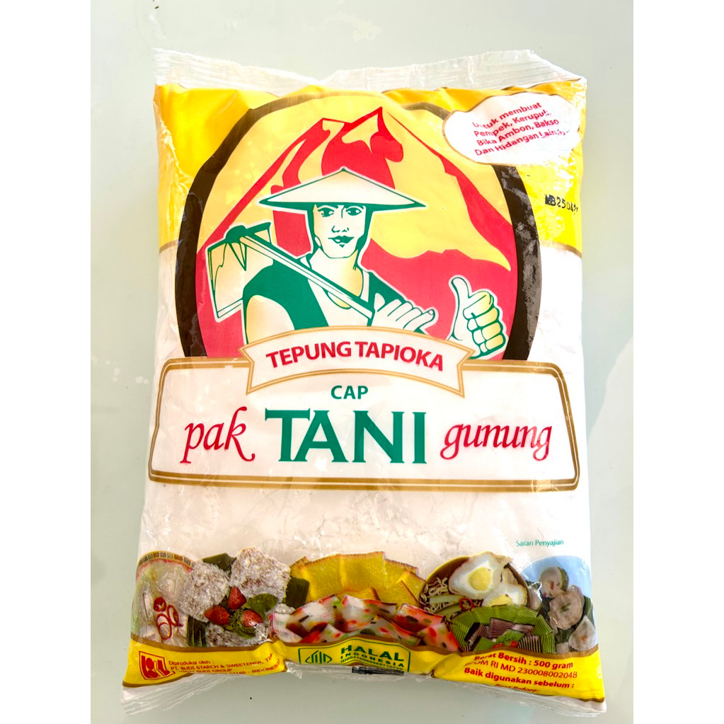 

tepung tapioka cap pak tani gunung 500gr