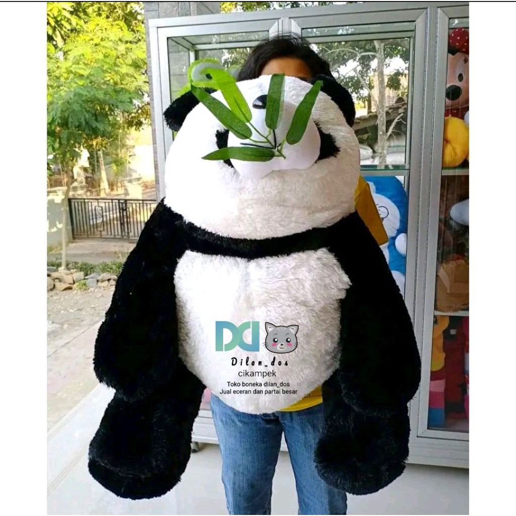 Boneka Panda Rumput Jumbo Lucu Bisa Ukir Nama Bisa Cod Gratis Ongkir