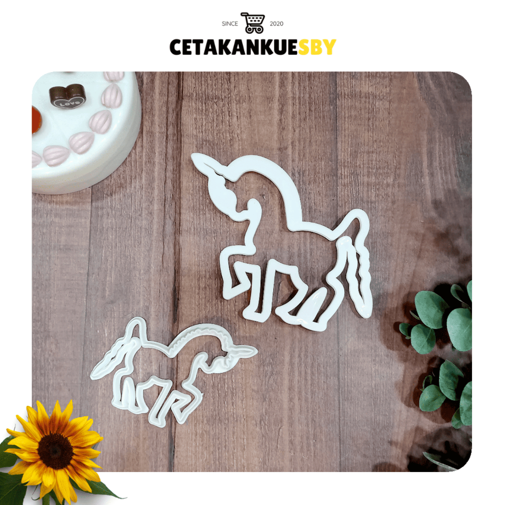 (CKS) Cetakan Kue Kering Unicorn / Cetakan Kue Kering / Cetakan Alat Dekorasi / Cetakan Fondant