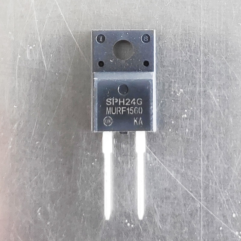 DIODA MURF1560 DIODE 15A 600V TO-220AC ULTRAFAST RECTIFIERS MURF 1560