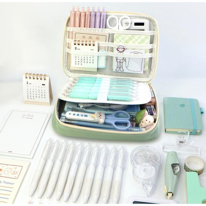 

Case Kotak Tempat Pensil Jumbo Pen Pencil Kotak Jumbo Anak Sekolah YeScholar Macaron