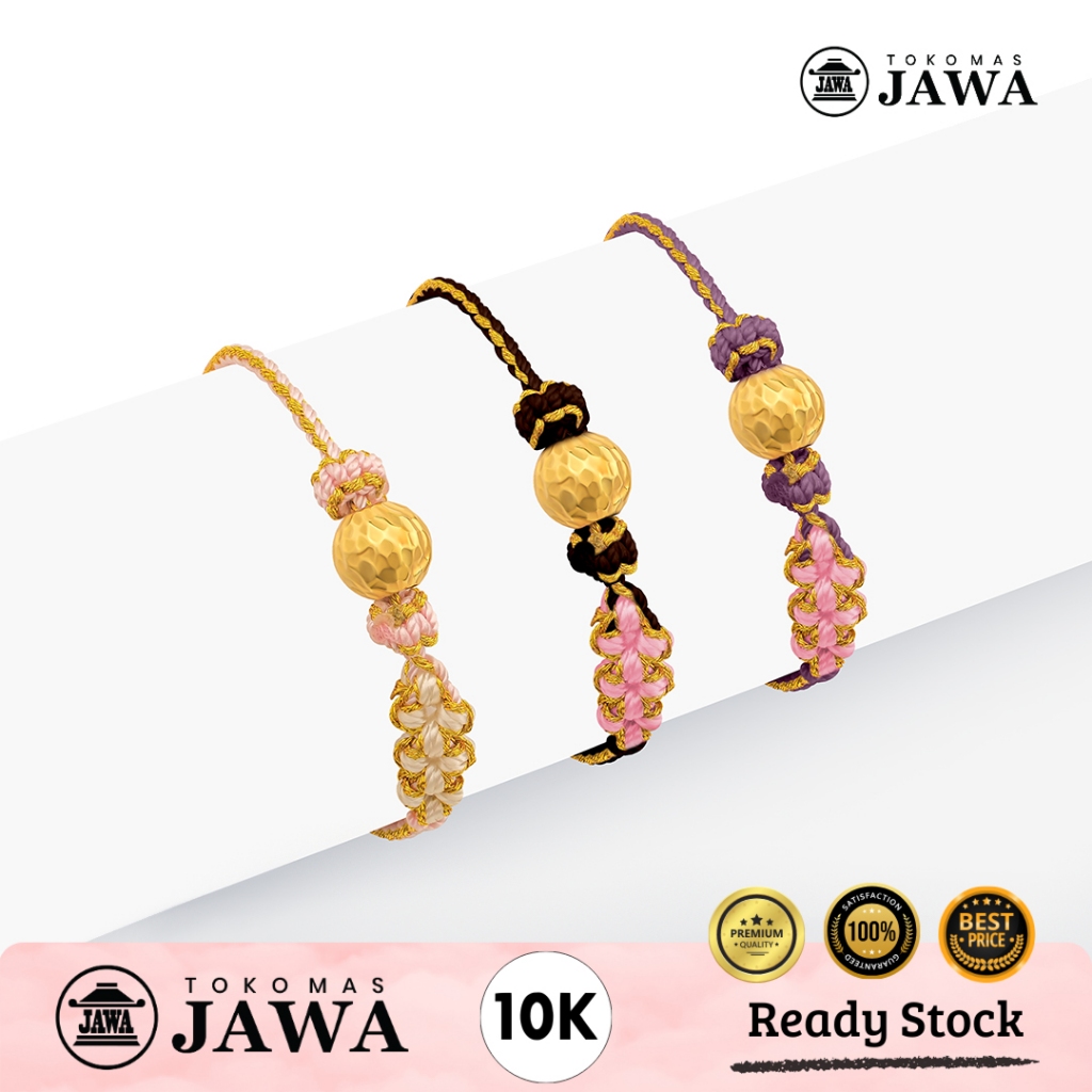 Gelang Tali Emas Diorima Kadar 10K Toko Mas Jawa