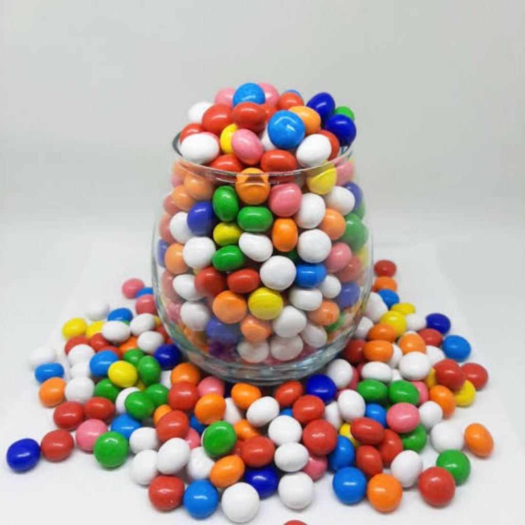 

1 kg Coklat Bola biskuit Warna Warni Duo / Bola bola coklat Warna Warni mini
