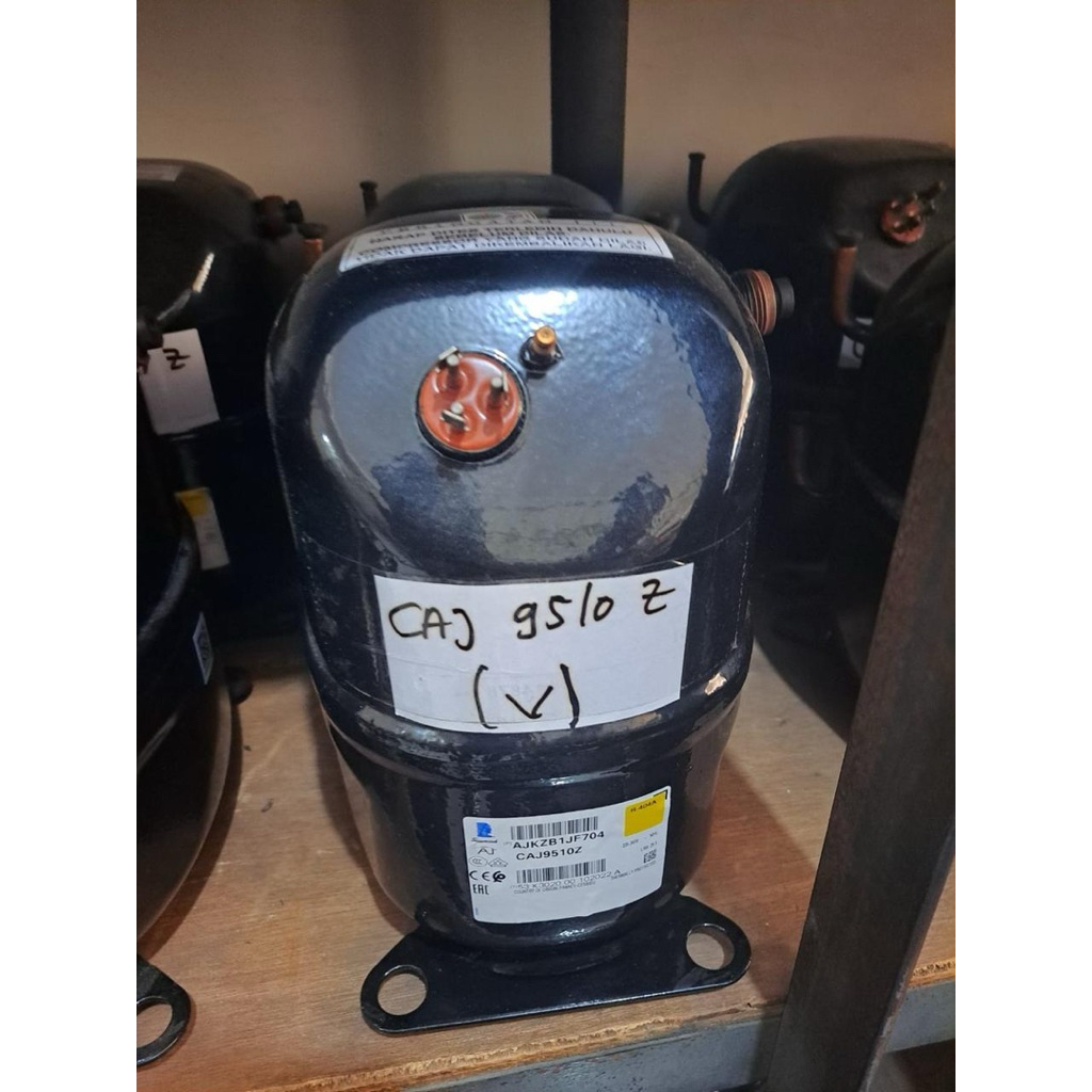 KOMPRESOR TECUMSEH CAJ9510Z MODEL DRAT / MODEL KRAN | KOMPRESOR FREEZER/KULKAS/CHILLER/SHOWCASE 1PK 