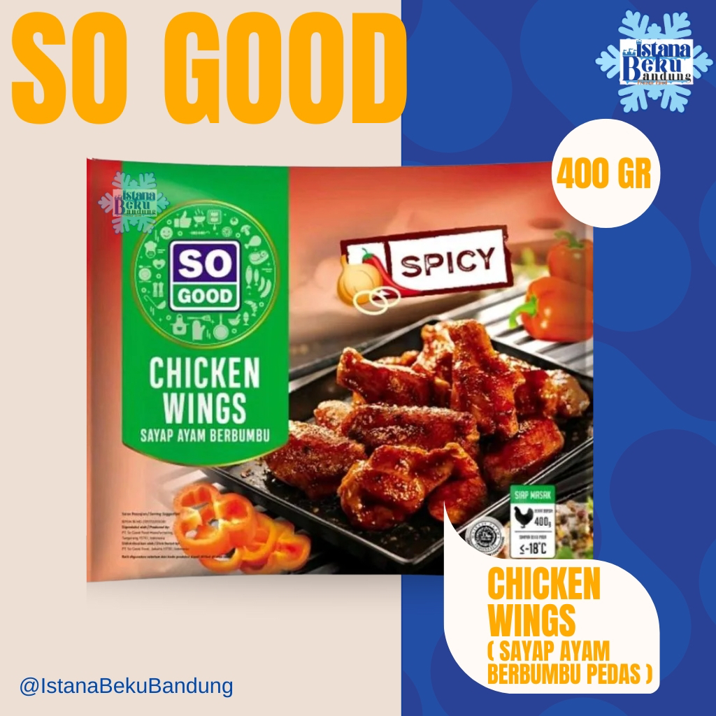 

So Good Spicy Wings 400gr