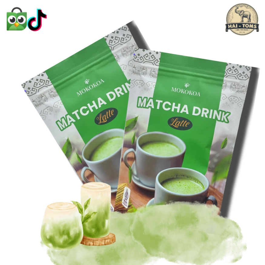 

Matcha Latte Instan Drink 100 Gram Mokokoa