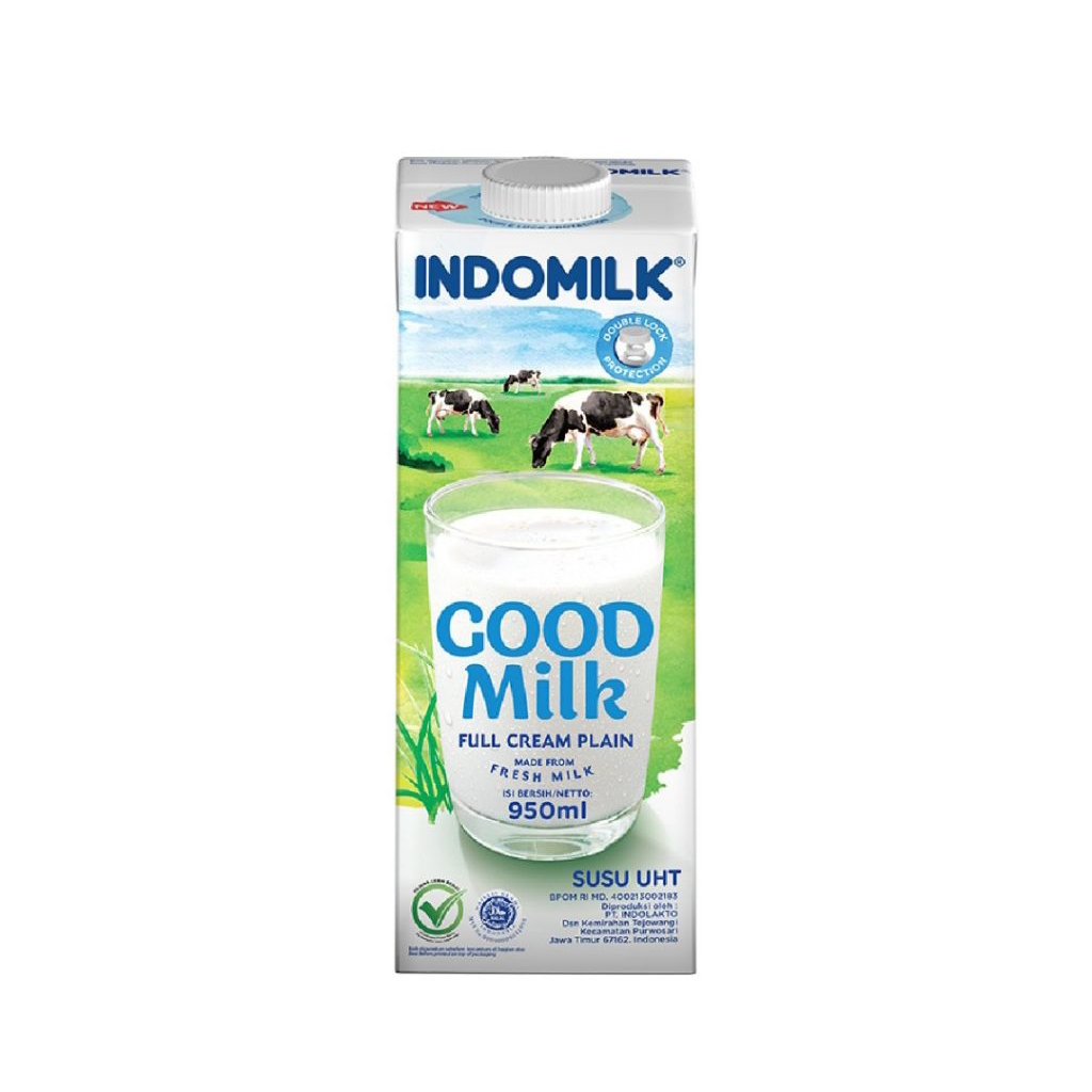 

Indomilk Susu UHT Full Cream Kotak 950 ml