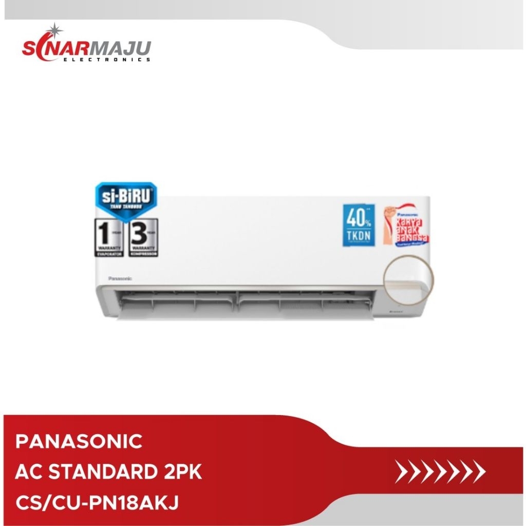 Panasonic CS/CU PN18AKJ AC Split Standard 2 PK - Si-Biru Nanoe X PN Series