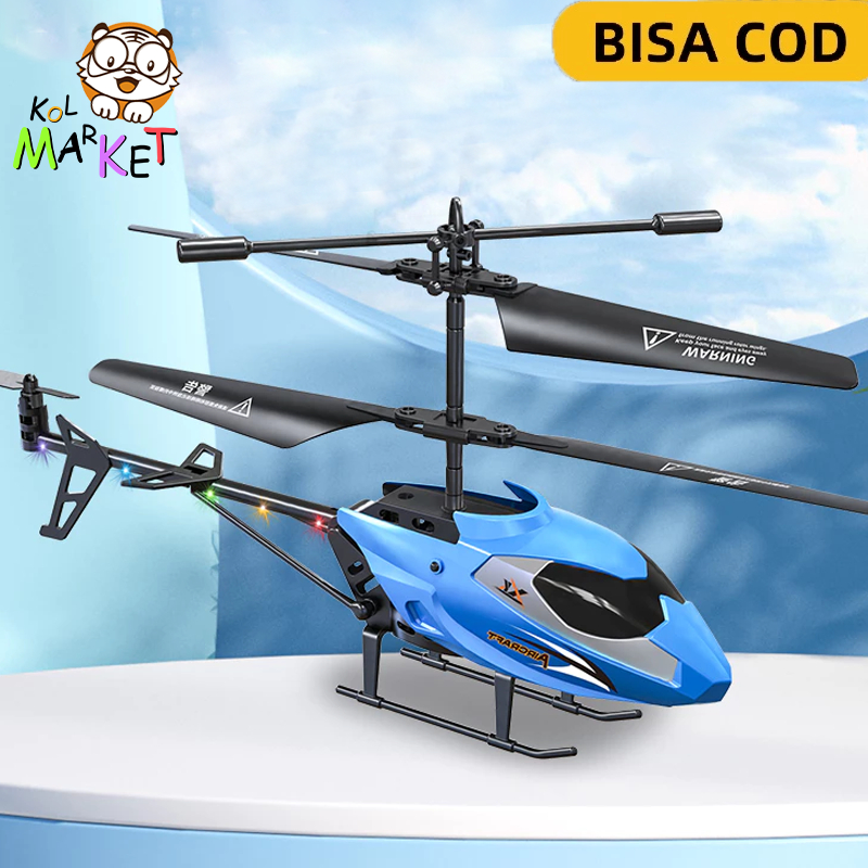 RC Helikopter Mainan Helikopter 2.5CH Helikopter Lampu LED Helikopter Mainan Anak-anak Helikopter