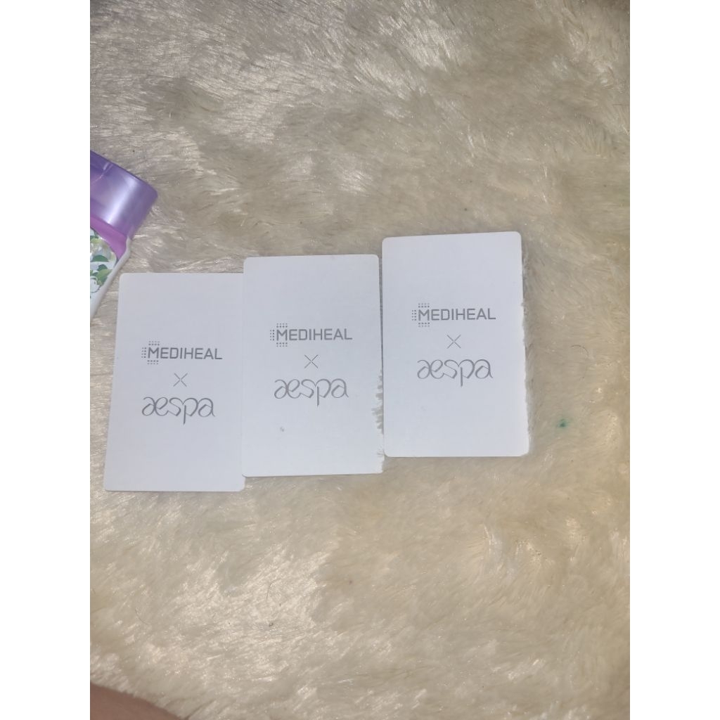 pc aespa mediheal photocard winter ningning giselle