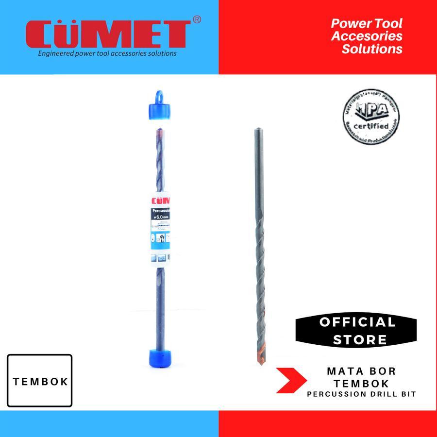 Cumet -Mata Bor Tembok Percussion Drill Bit 10x150mm