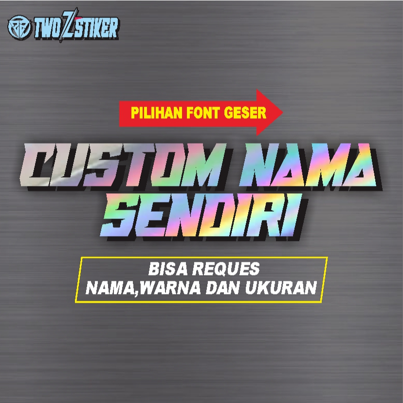 Stiker cutting motor stiker  custom nama sendiri | request nama