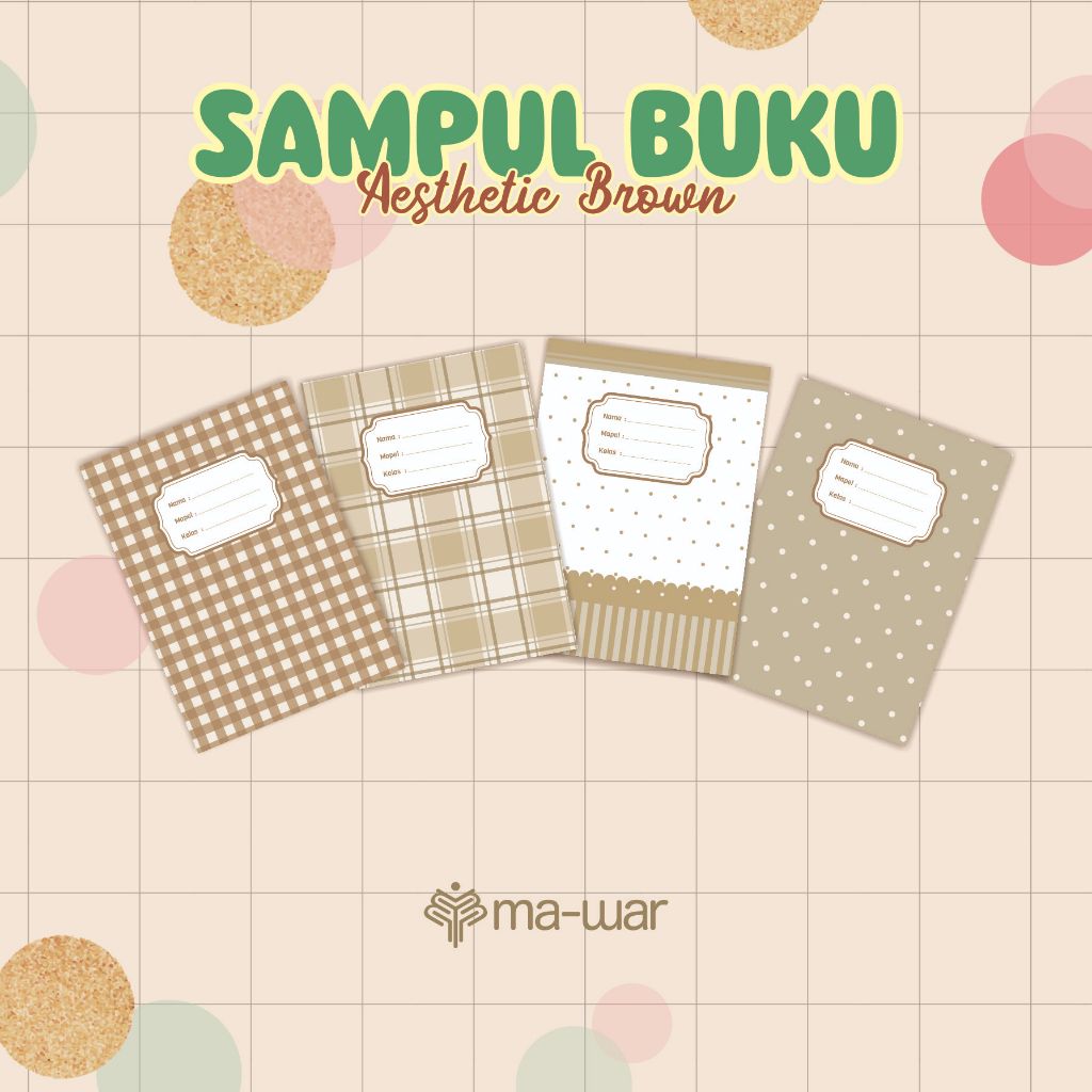 

SAMPUL BUKU BIG BOSS / SAMPUL BUKU AESTHETIC / SAMPUL COKLAT / BUKU SEKOLAH