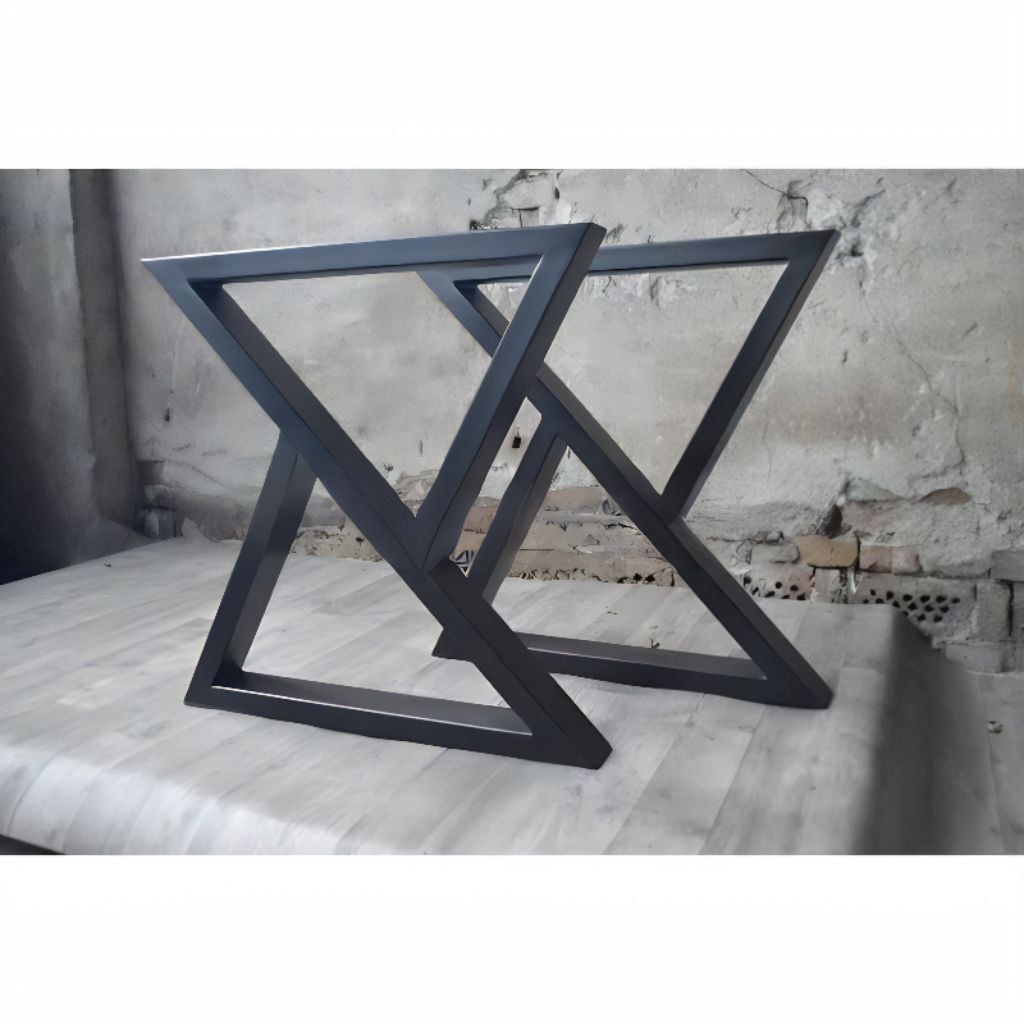 [100% KOKOH 100% LOKAL] Kaki Meja Hollow Besi Kokoh Kuat Meja Kerja Belajar Komputer Laptop Minimali