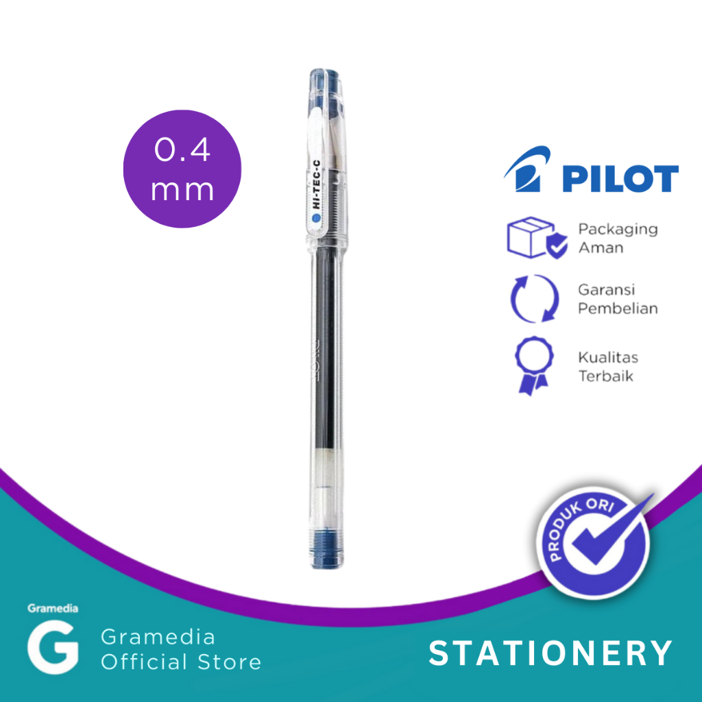 

BALLPEN PILOT HI-TEC 0.4MM BLUE