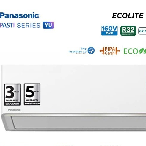 PANASONIC AC 1 PK YU 7BKJ 1 PK BIRU INVERTER