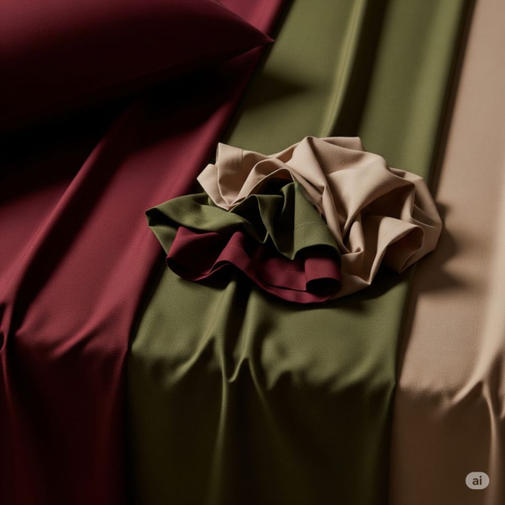 Kain Katun Sprei Polos Polymicro / Polimikro / Micotec - Lebar 240 cm