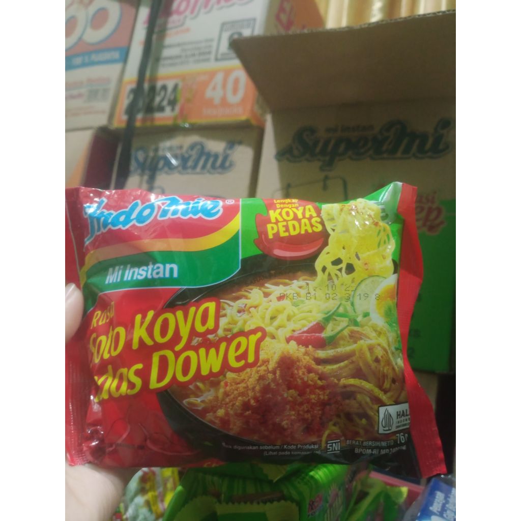 

Indomie rasa soto koya pedas dower