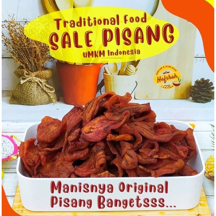 

Snack Kripik Pisang Sale Krispi Khas Cilacap 250 gram