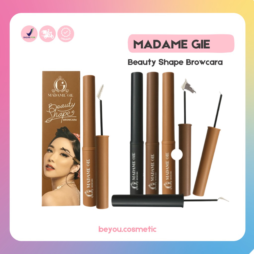 MADAME GIE BEAUTY SHAPE BROWCARA - BROW MASCARA ALIS