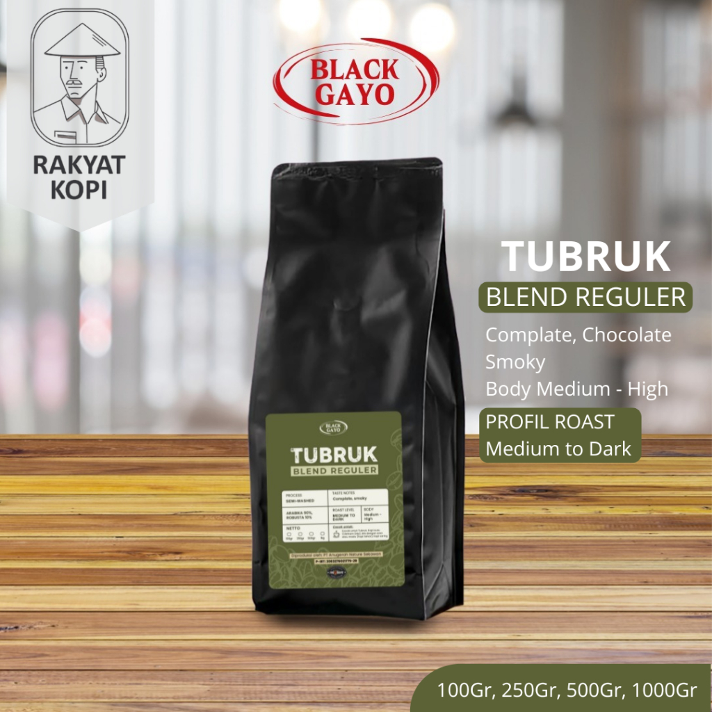

Kopi Instant Tubruk Gayo Blend Reguler 100 250 500 Gram | By Rakyat Kopi