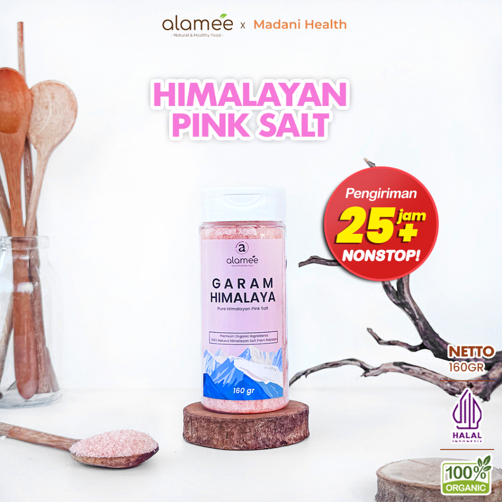 

Garam Himalaya Organik Himalayan Pink Salt 160 G madani health