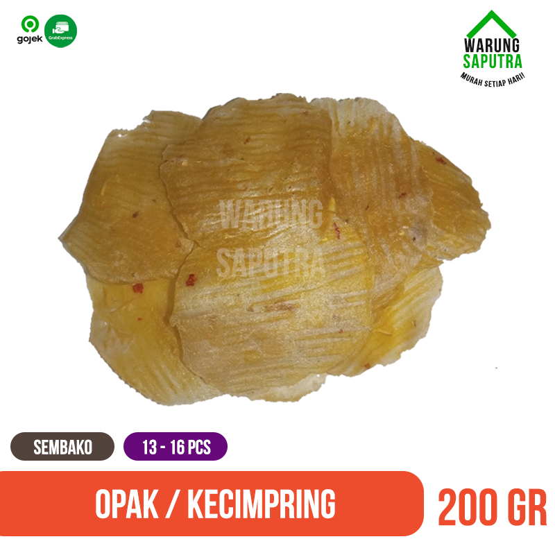 

Kerupuk Opak / Kecimpring Kicimpring 200 g