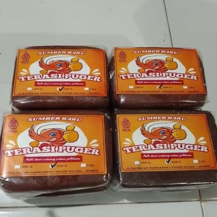 

TERASI UDANG SUPER ASLI PUGER 250g /ASLI DARI PUGER HOME MADE