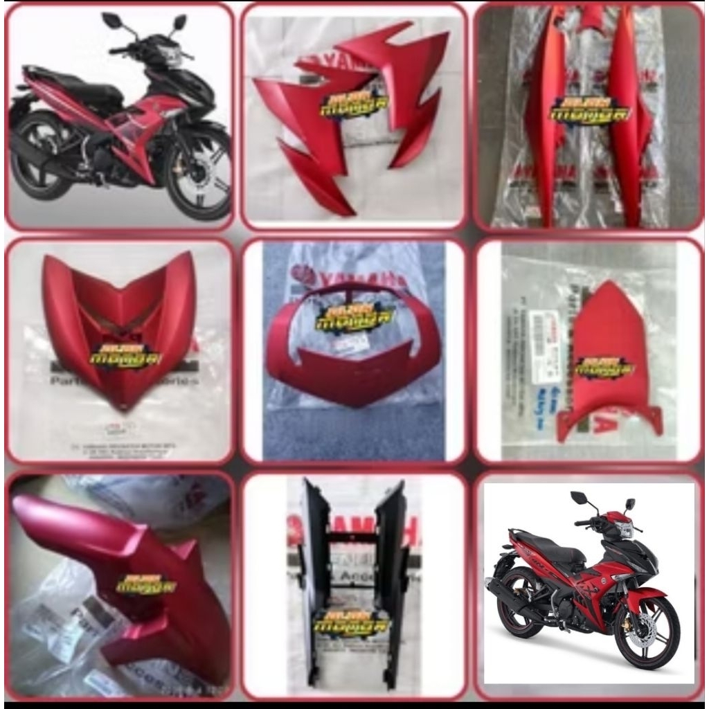 FULL BODY HALUS MX KING 150 MERAH DOFF ORIGINAL YAMAHA