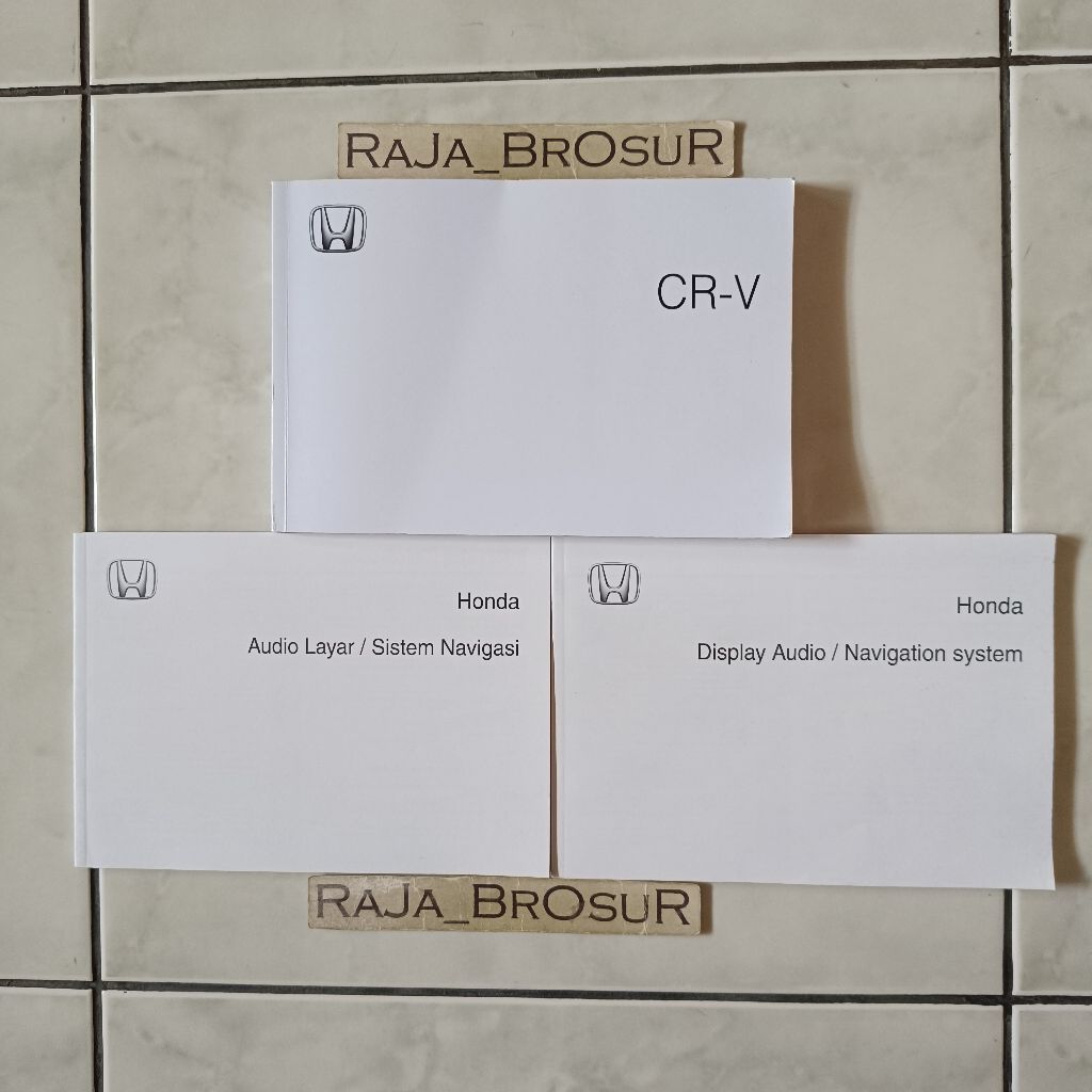 Buku Pedoman Pemilik Owners Manual Book Honda CRV CR V RW1 RW3 ORI Original 1 Set