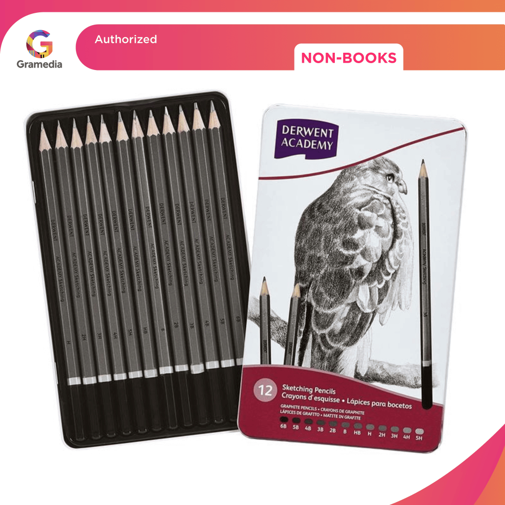 

Gramedia Manado-DW Academy Sketching Pencils 12 Tin