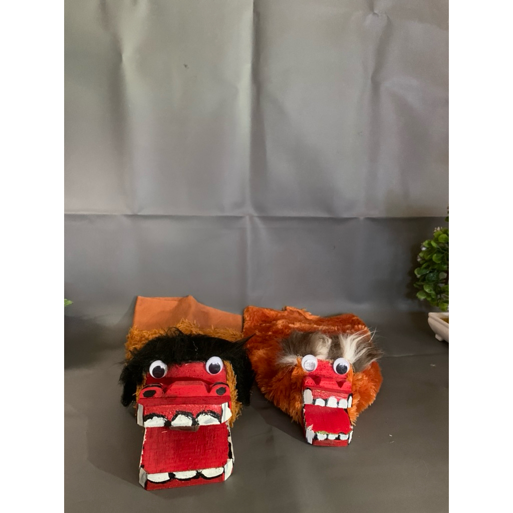 barongan mainan anak caplokan tangan/barongan mini mainan anak