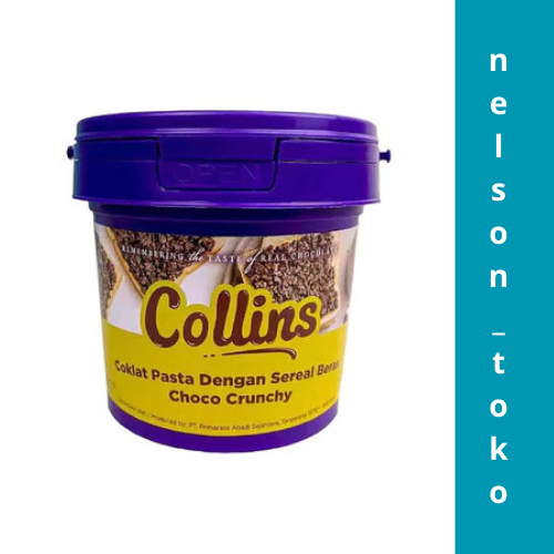

READY Collins Choco Crunchy 350gr/ Selai Roti / Toping Donat Collins / Selai Donat / Collins Selai Donat