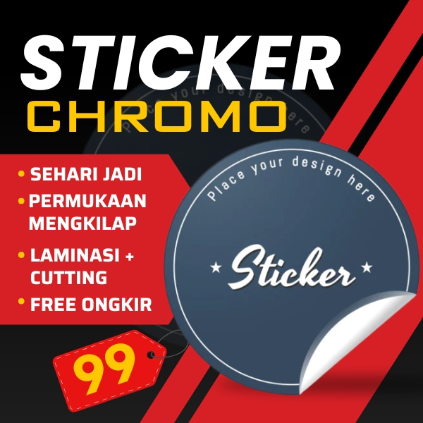 

Cetak Stiker Cromo / Label Bulat Label Nama Label Makanan Toples Kemasan Botol Minuman Custom Kromo