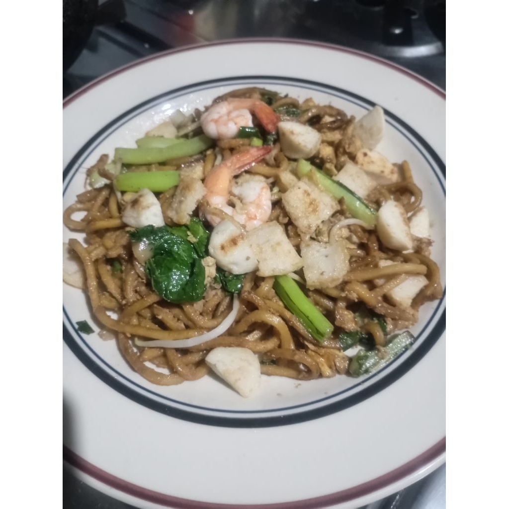 

MIE ( MIE HOKKIAN) GORENG SEAFOOD TANPA MSG