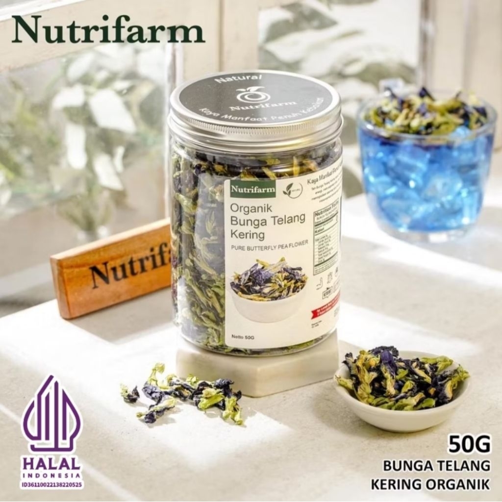

Nutrifarm Bunga Telang Kering 50gr
