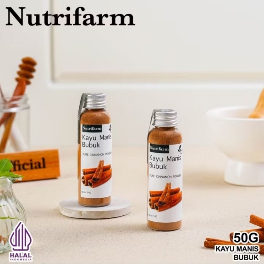 

Nutrifarm Kayu Manis Bubuk 50gr