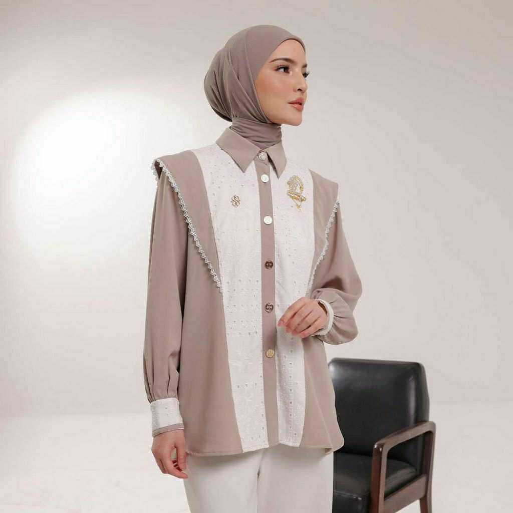 Bora Blouse by SHI | Blouse Elegan | Blouse Cantik | Shireen Sungkar | SHI | D'Hijab of Mey