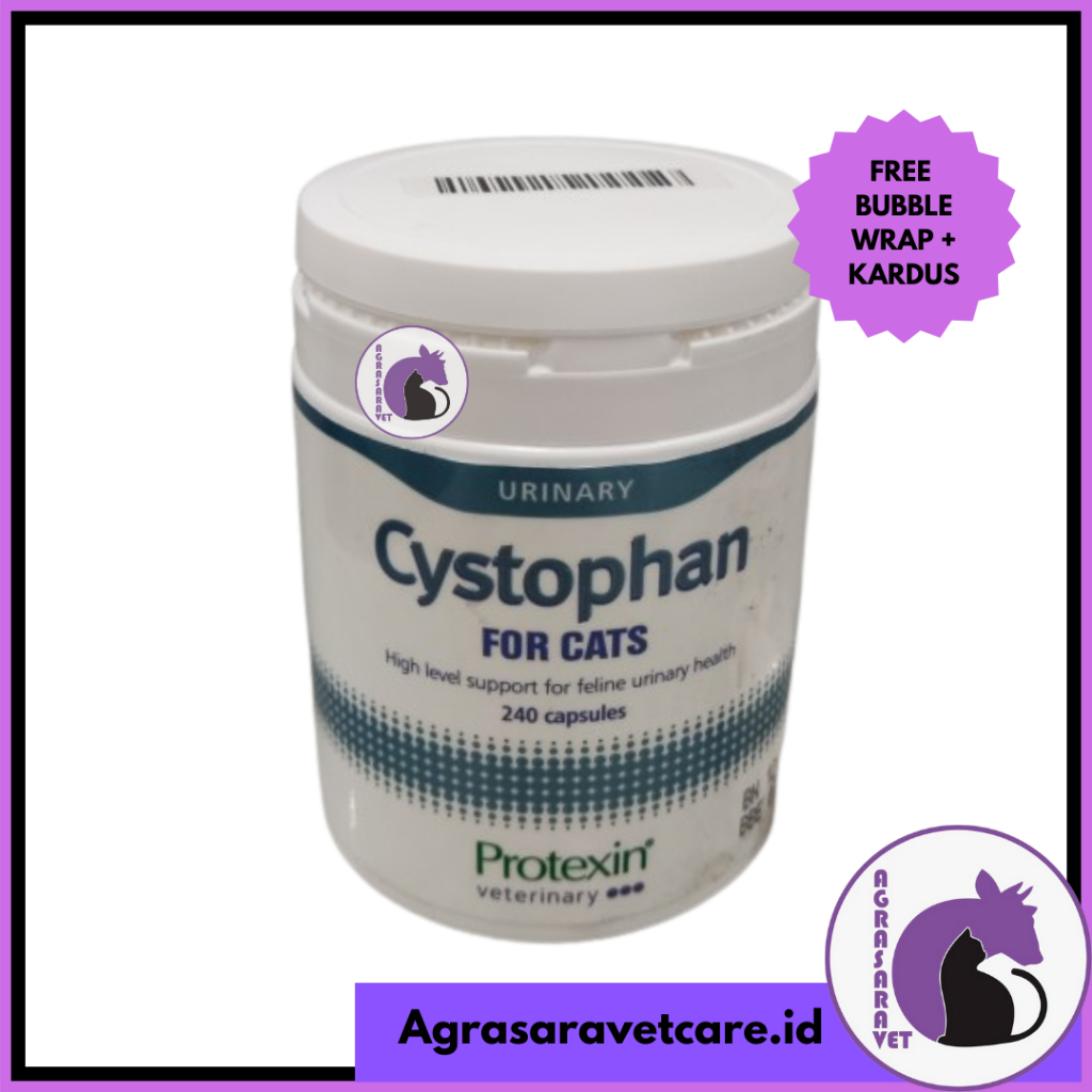 Cystophan Cat Urinary (1 KAPSUL) - Obat Untuk Gangguan Saluran Kencing Kucing