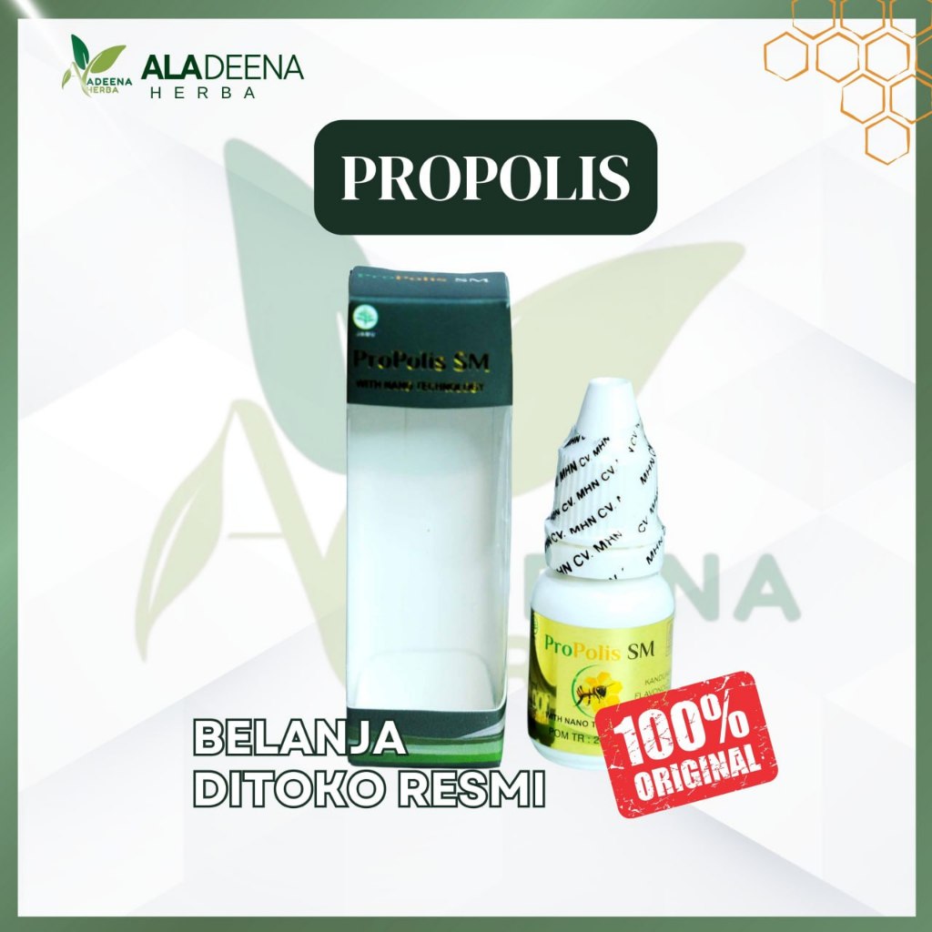 PROPOLIS SM Brazilian 100% Asli Dari Bahan Herbal Obat Untuk Gendang Telinga Pecah