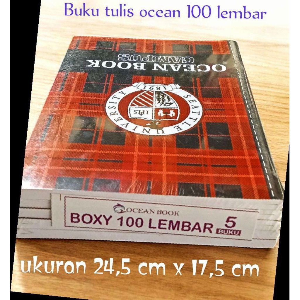 

(5 buku)Buku tulis ocean campus 100 lembar