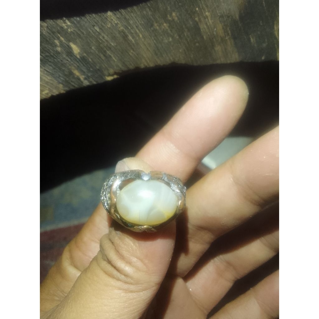 batu akik bertuah temuan sungai keramat ring 7-8 tembaga