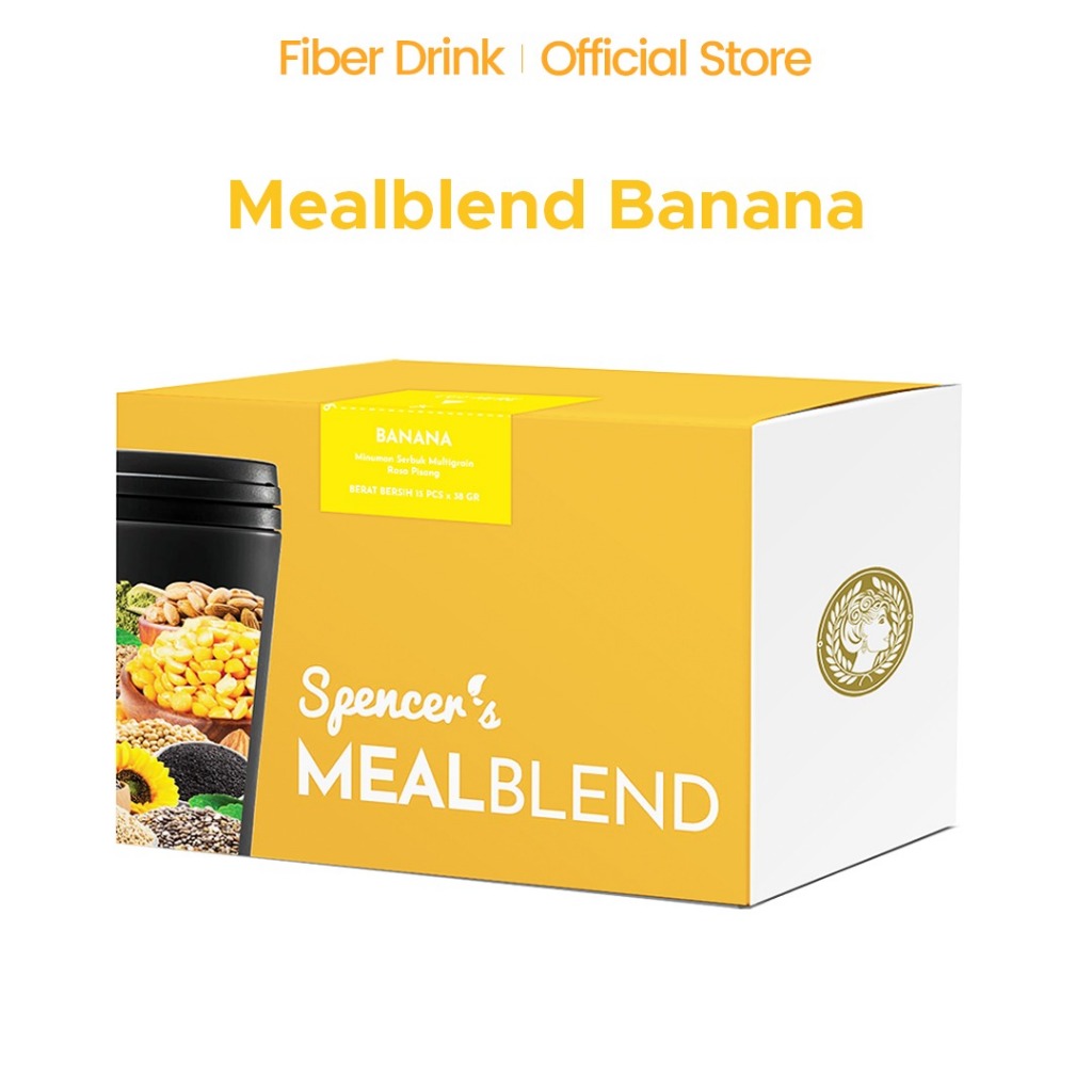 

Mealblend Spencer's - Korean Banana Milk - Multigrain Slimming Drink - Pengganti Makanan