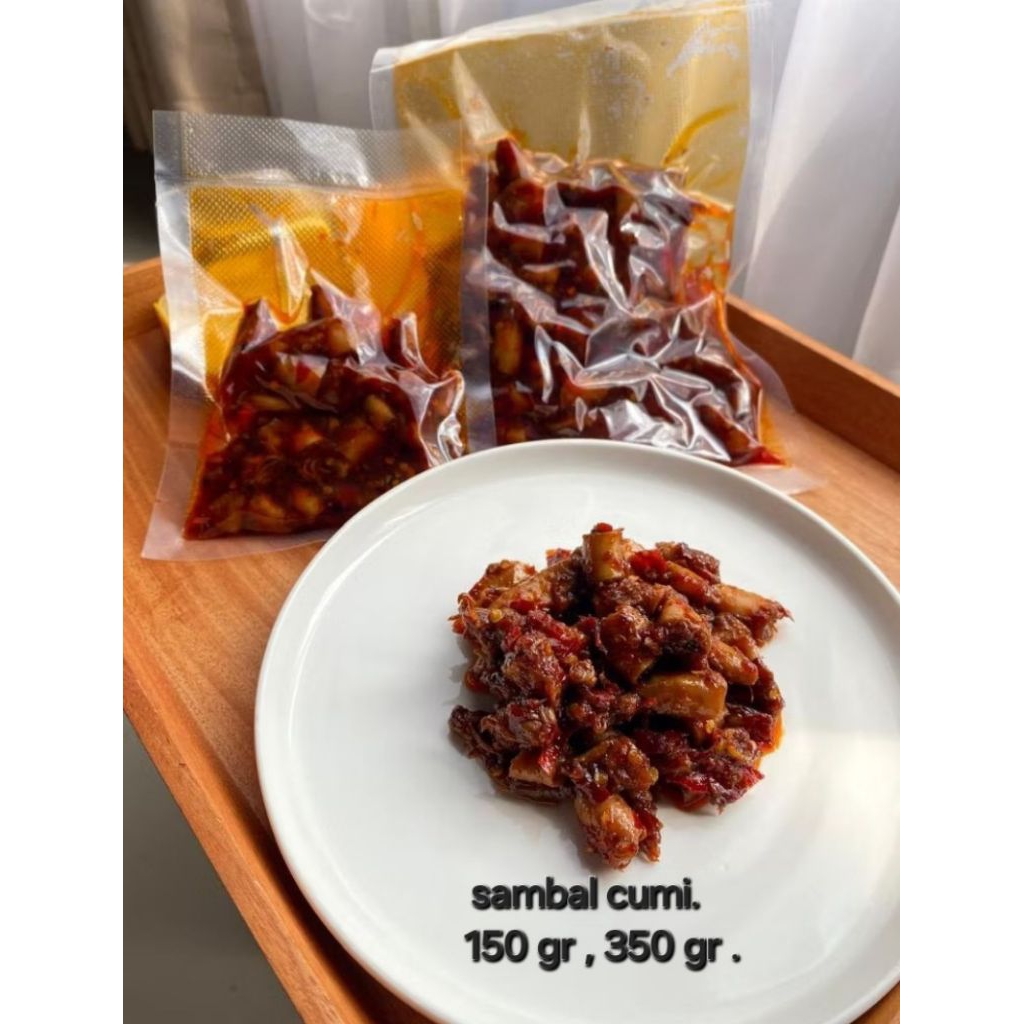 

SAMBAL BABY CUMI SEREH 150 , 350 GRAM PEDAS MANIS HARUM SEDAP LEZAT SIAP SAJI